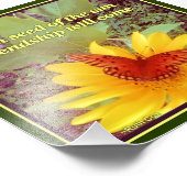 Sonnenblumenfreund Seeds Fotodruck (Ecke)