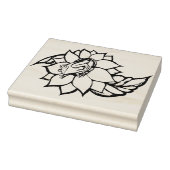 Sonnenblumenfrosch Blume Gummistempel (Stempel)