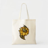 Sonnenblumenfrosch Blume Tragetasche (Vorne)