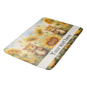 Sonnenblumengarten 17 Miceville Badematte (Schrägansicht)