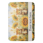 Sonnenblumengarten 17 Miceville Badematte (Vorderseite Vertikal)