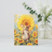 Sonnenblumengarten 6 von 17 postkarte (Stehend Vorderseite)