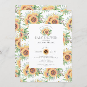 Sonnenblumengarten Blumendusche Einladung