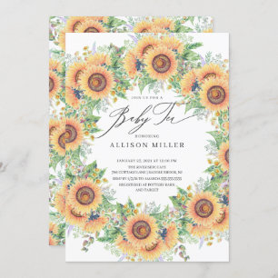 Sonnenblumengarten Blumengarten Tee Einladung