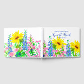 Sonnenblumengarten Brautparty Gästebuch (Voll)