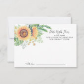 Sonnenblumengarten Einladung (Vorderseite)