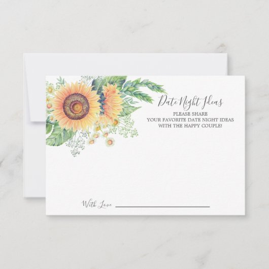 Sonnenblumengarten Einladung (Vorderseite)