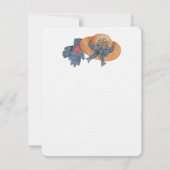 Sonnenblumengarten Einladung / Blankenkarte (Rückseite)