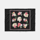 Sonnenblumengarten Fleecedecke (Vorderseite (Horizontal))