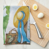 Sonnenblumengarten Handtuch (Viertel Falte)