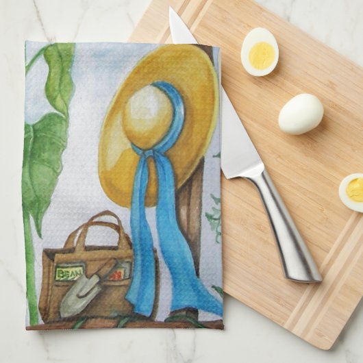 Sonnenblumengarten Handtuch (Viertel Falte)