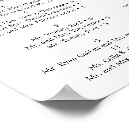 Sonnenblumengarten Hochzeitssymbol Poster (Ecke)