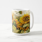 Sonnenblumengarten Kaffeetasse (VorderseiteRechts)