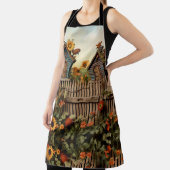 Sonnenblumengarten mit Vogelhäusern Schürze (InSitu)