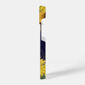 Sonnenblumengarten-Monogramm iPhone Hülle (Linke Seite)