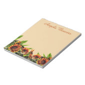 Sonnenblumengarten Notizblock (Rotiert)