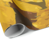 Sonnenblumengarten Rustikales Land Vintage Blume Geschenkpapier (Rolleneckpunkt)