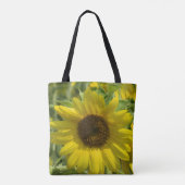 Sonnenblumengarten Tasche (Rückseite)