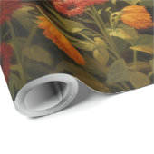 Sonnenblumengarten Vogelhäuser Geschenkpapier (Rolleneckpunkt)