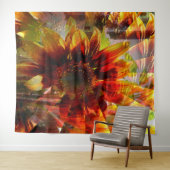 Sonnenblumengarten....... Wandteppich (Beispiel (Horizontal))