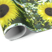 Sonnenblumengartenpapier Geschenkpapier (Rolleneckpunkt)