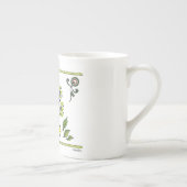 Sonnenblumengeflecht Porzellantasse (Rechts)