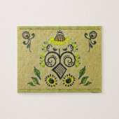 Sonnenblumengeflecht Puzzle (Horizontal)