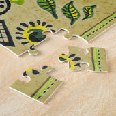 Sonnenblumengeflecht Puzzle (Seite)