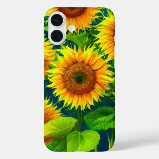 Sonnenblumengehäuse Case-Mate iPhone Hülle (Rückseite)