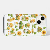 Sonnenblumengehäuse | Gnome Spring iPhone Hülle (Rückseite (Horizontal))