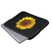 Sonnenblumengehäuse Laptopschutzhülle (Vorne Knopf)