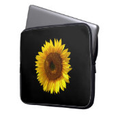Sonnenblumengehäuse Laptopschutzhülle (Vorderseite Links)