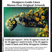 Sonnenblumengeist im Blumenrobe DT2L Decoupage Seidenpapier