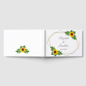 Sonnenblumengeometrie Gästebuch (Voll)