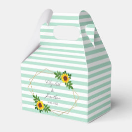 Sonnenblumengeometrie Geschenkschachtel