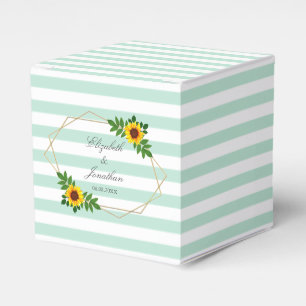 Sonnenblumengeometrie Geschenkschachtel