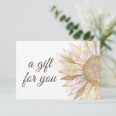 Sonnenblumengeschenk (Stehend Vorderseite)