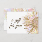 Sonnenblumengeschenk (Vorne/Hinten)