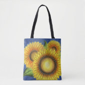 Sonnenblumengeschenk Tasche (Vorderseite)