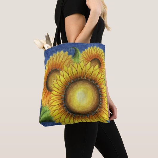 Sonnenblumengeschenk Tasche (Von Nahem)