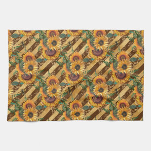 Sonnenblumengeschenke   Die Sonnenblume wird folge Geschirrtuch