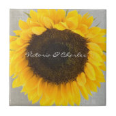 Sonnenblumengeschenke Fliese (Vorderseite)