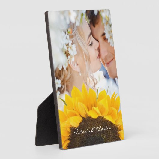 Sonnenblumengeschenke Fotoplatte (Seite)