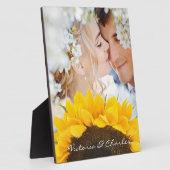 Sonnenblumengeschenke Fotoplatte (Seite)