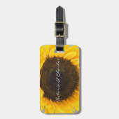 Sonnenblumengeschenke Gepäckanhänger (Vorderseite vertikal)