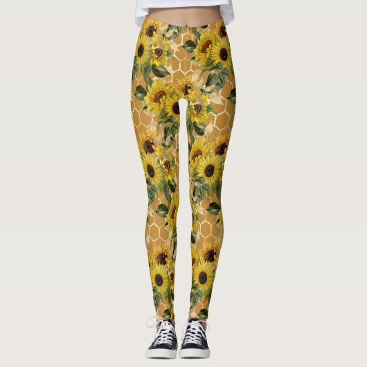 Sonnenblumengeschenke | Mach es wie eine Sonnenblu Leggings (Vorderseite)
