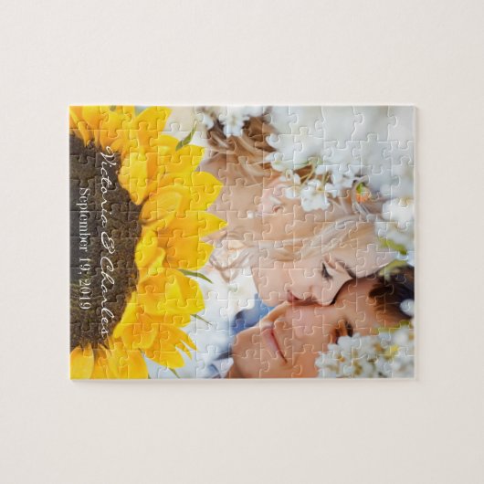 Sonnenblumengeschenke Puzzle (Horizontal)