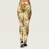 Sonnenblumengeschenke | Sonnenblumenumrundung Leggings (Rückseite)