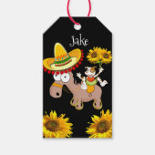 Sonnenblumengeschenke Tags Blumenhorse Glückwunsch Geschenkanhänger (Vorderseite)