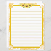 Sonnenblumengeschirr (Vorne/Hinten)